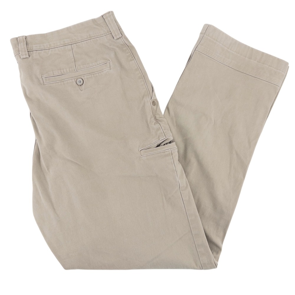 Duluth Trading Co Mens 38x32 Flex Ballroom Khakis Pants Standard‎ Fit Workwear